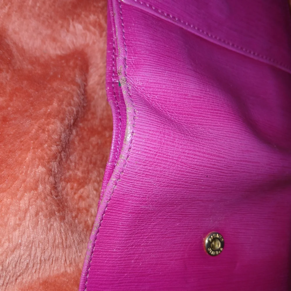 Balenciaga Pink Wallet with Gem Detail